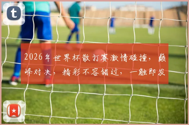 2026年世界杯散打赛激情碰撞，巅峰对决，精彩不容错过，一触即发